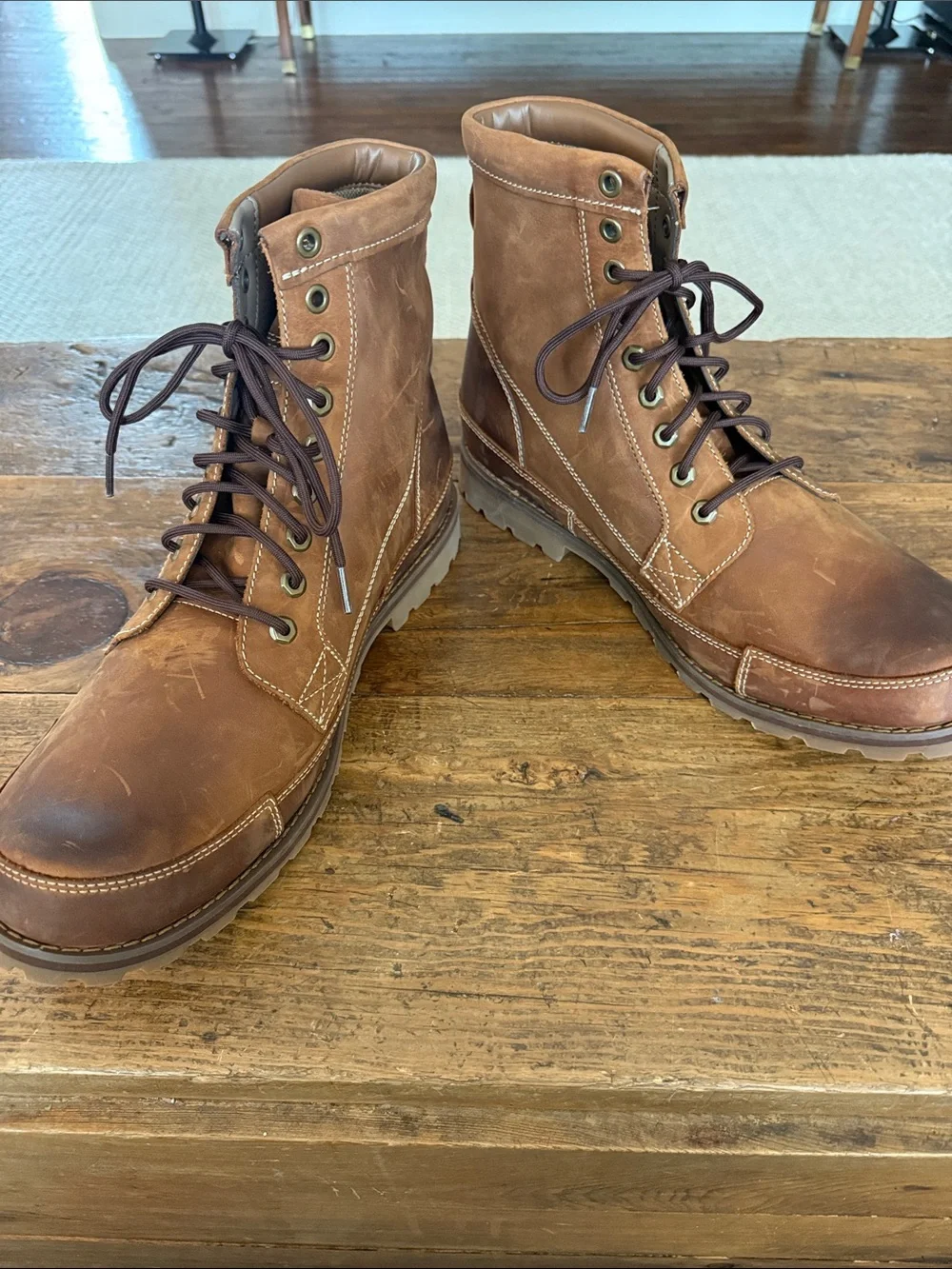 Timberland Brown Original Earthkeepers Distressed Leather 6